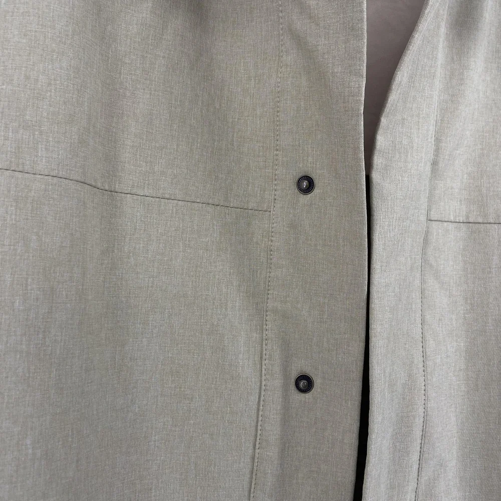 BYLT District Jacket Mens‎ Small Tan District Windbreaker Vent Outdoor Hike